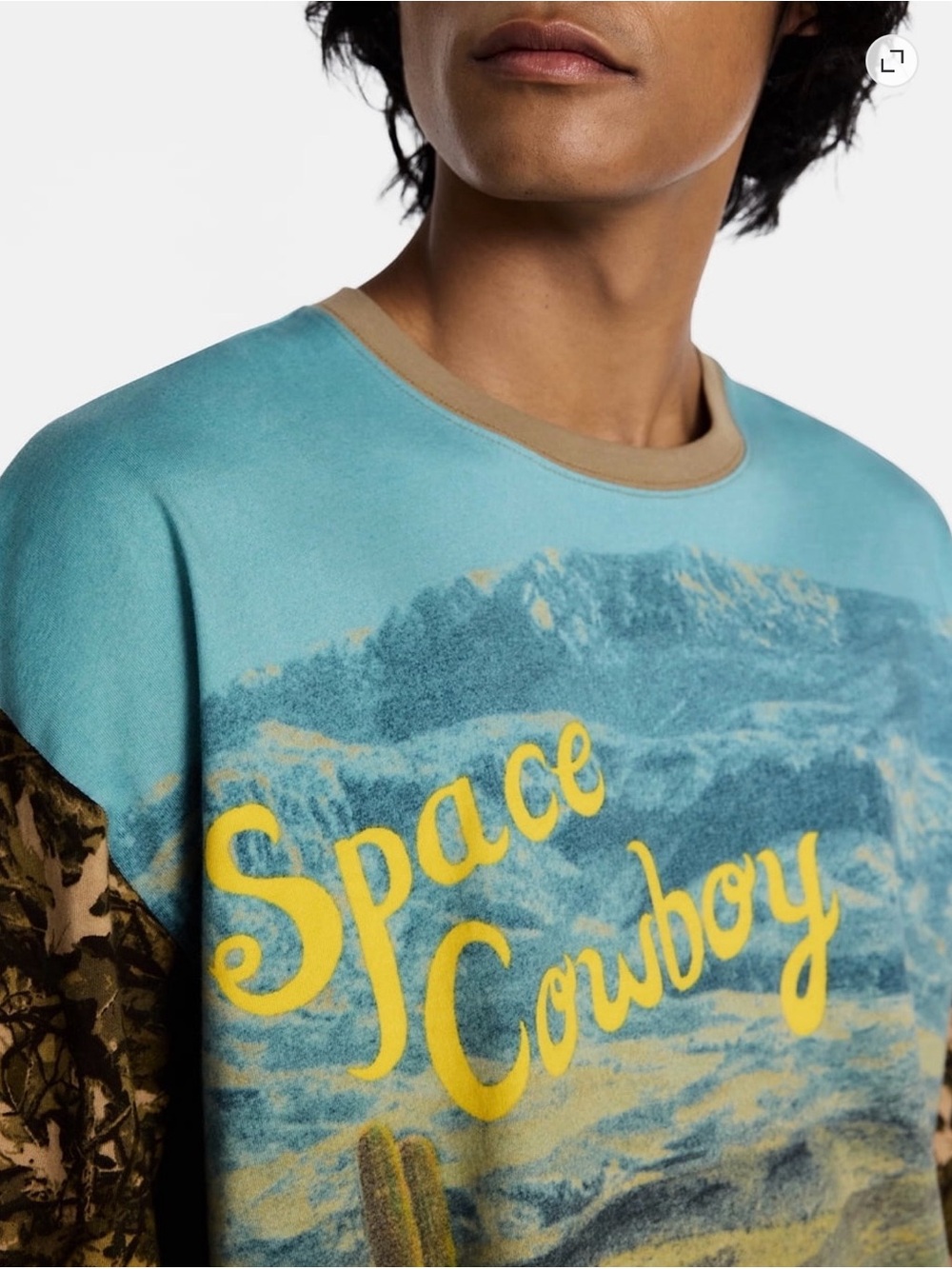 Lee "Space Cowboy" Desert Graphic Tee Shirt Men’s XL NWT Camo Casual - Picture 1 of 5